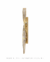 Vista lateral de arandela ou plafon de cristal cromado, modelo Sindora DCB02852 Lustres Gênesis loja online de Lustres e Iluminação Decorativa