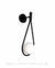 Arandela Moderna Athena Dourada com Globo Leitoso, design elegante para decoração de interiores.
