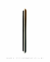 Arandela Moderna Fit Linear Slim Preto 80cm com luz direta de LED instalada em uma parede ao lado de uma estante. DCB03155  Lustres Gênesis - o melhore site da Internet para comprar Lustre