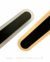 Arandela Moderna Fit Linear Slim Preto 80cm com luz direta de LED instalada em uma parede ao lado de uma estante. DCB03155  Lustres Gênesis - o melhore site da Internet para comprar Lustre