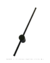 Arandela Moderna Fit Linear Slim Preto de 80cm com luz indireta de LED instalada em um ambiente moderno. DCB03149 