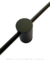 Arandela Moderna Fit Linear Slim Preto de 80cm com luz indireta de LED instalada em um ambiente moderno. DCB03149 