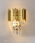 Arandela de Cristal Pérola Dourado Sindora, modelo instalada em parede interna, ideal para cabeceira de cama e lavabos. DCB00461  Lustres Gênesis - o melhore site da Internet para comprar Lustre SINDORA