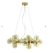 Lustre pendente moderno com design de esferas, na cor preta, ideal para sala de jantar e ambientes gourmet. Lustres Gênesis Site online venda de Lustres e Iluminação decorativa