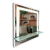 Espelho Moderno LED Touch Screen Redondo com Prateleira Para Banheiro, Penteadeira, Salão de Beleza e Lojas - Reduna o PD1846 - loja online