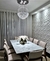 Lustres de Cristal Esfera Desing bola com Cristais para Mesa de jantar. Decoração de luxo para casas modernas Lustres Gênesis loja online de Lustres e Iluminação Decorativa
