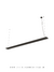 Lustre pendente moderno com LED Brid da Bella Itália, modelo PE15300, em design linear e elegante. Lustres Gênesis Site online venda de Lustres e Iluminação
