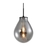 Luminária de teto pendente moderno com vidro conhaque da Starlux, modelo ZR020-S-CO. Lustres Gênesis loja online de Lustres e Iluminação Decorativa. 