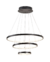 Pendente Lustre com 3 Aros em LED Dourado Lustres Gênesis loja online venda de Lustres e Iluminação