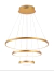 Lustre Pendente Aliance 3 Anéis 60x40x20cm Branco para Sala de Jantar e Sala de Estar na internet