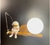 Arandela Moderna Astronauta Pescando Dourado para Quarto, Cabeceira de Cama, Lavabo e Quarto Infantil - 2022601D - comprar online