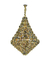 Lustre de Cristal Chicago G com cristais transparentes, ideal para pé direito duplo. Lustres Gênesis loja online de Lustres e Iluminação Decorativa