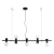 Lustre pendente moderno dourado com design elegante, ideal para sala de jantar e ambientes gourmet. Lustres Gêneis loja online de Lustres e Iluminação Decorativa