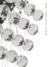 Lustre plafon de cristal em formato de coração com base retangular, adequado para salas de jantar e quartos. Lustres Gênesis comprar online 