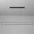Lustre pendente de LED moderno dourado em estilo nórdico, ideal para sala de jantar. Lustres Gênesis Site online venda de Lustres e Iluminação Decorativa