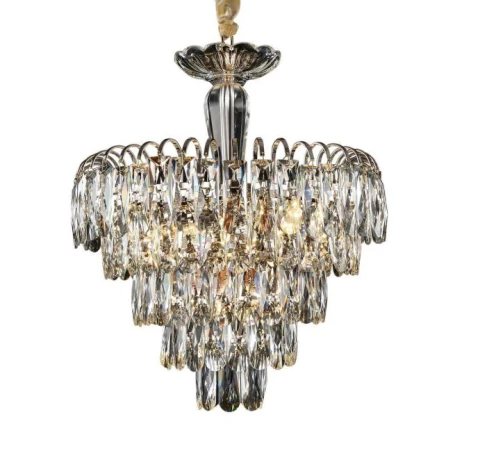 Lustre de Cristal Veneza com design elegante para sala de jantar, quartos e sala de estar. Lustres Gênesis Site online venda de Lustres e Iluminação