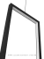 Pendente Pé Direito Alto de LED Moderno Mirror 12 Retângulos 45x20cm Preto na internet