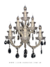 Luminária de parede cristal transparente candelabro cromado Sindora Lustres Gênesis Site online venda de Lustres e Iluminação