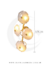 Arandela Moderna Agaricus Ouro Velho para Quarto, Corredor, Cabeceira de Cama, Lavabo e Quarto Infantil - Sindora • DCB01741