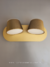 Arandela Moderna de LED Livis/2 Dourada, ideal para quarto, cabeceira de cama, lavabo e quarto infantil.