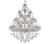 Lustre de Cristal Geórgia Clássico Cromado com 24 Braços e Cristal Transparente. Lustres Gênesis loja online venda de Lustres e Iluminação