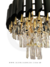 Luminária Pendente de Cristal Líbia Ø55cm Dourado Para Sala de Jantar, Estar e Quartos - Sindora • DCD06510 - loja online