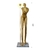 Escultura Riply Preta com Globo Fosco, design moderno para hall de entrada, sala de estar e jardim de inverno. Lustres Gênesis Site online venda de Lustres e Iluminação decorativa