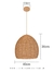 Pendente Sisal Timor de 40 cm com design em sisal, ideal para mesas, balcão de cozinha e áreas gourmet. Lustres Gênesis Site online venda de Lustres e Iluminação