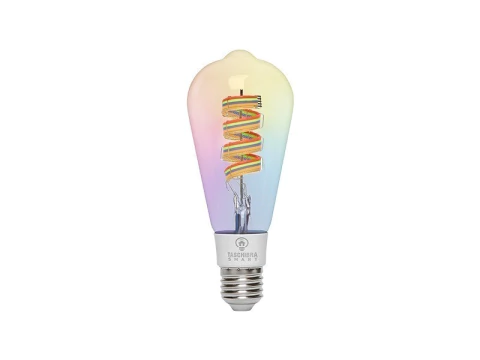 Lâmpada Smart Filamento Wi-fi LED 6W ST64 RGB da Taschibra Lustres Gênesis Site online venda de Lustres e Iluminação