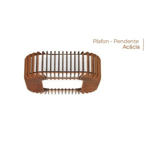 Plafon Moderno Acácia Ø30cm com acabamento em madeira, ideal para quartos, sala de estar, hall de entrada, escritório e sala de jantar. Lustres Gênesis Site online venda de Lustres e Iluminação