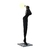 Escultura Riply Preta com Globo Fosco Para Hall de Entrada, Sala de Estar e Jardim de Inverno - SkyLight o SKY-3089CL-PT - comprar online