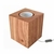 Luminária Abajur Twist de madeira para mesa de escritório e cabeceira de cama. Lustres Gênesis loja online de Lustres e Iluminação Decorativa