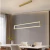 Lustre Pendente de LED Moderno Nordico Dourado para Sala de Jantar, Quartos, Sala de Estar, Escritórios e Apartamentos - Lustres Gênesis • O seu Novo Brilho!