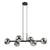 Lustre Pendente Moderno Abaporu/6 Dourado com Leitoso para Sala de Jantar e Ambientes Gourmet Lustres Gênesis Site online venda de Lustres e Iluminação decorativa