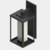 Arandela Moderna Reflex 52X20,8cm em preto, ideal para cabeceira de cama, lavabo e quarto infantil. Lustres Gênesis Site online venda de Lustres e Iluminação