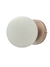 Arandela Moderna Carrie com globo leitoso de 14cm para cabeceira de cama e lavabos Lustres Gênesis loja online de Lustres e Iluminação Decorativa