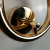 Arandela Moderna Palace com LED Integrado e acabamento dourado DCB02150  Lustres Gênesis - o melhore site da Internet para comprar Lustre