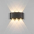 Luminária de parede arandela moderna branca com três fachos de luz, ideal para áreas externas. Lustres Gênesis loja online de Lustres e Iluminação Decorativa