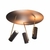 Plafon Moderno Disco/3 Preto da Munclair com três lâmpadas ajustáveis. Arandela Moderno Botton de LED Dourada da SkyLight, modelo SKY-3111AR-DO, com design circular e detalhes texturizados. Lustres Gênesis Site online venda de Lustres e Iluminação Decorat