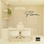 Lustre pendente moderno de cristal Flora em ambiente de escritório elegante com mesa branca e cadeiras acolchoadas. Lustres Gênesis Site online venda de Lustres e Iluminação decorativa