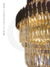 Imagem do Lustre de cristal Lux Dourado Diâmetro 65cm Com Coroa 1,80m para Casas Pé Direito Duplo e Escadas - Sindora • DCD00493