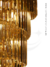 Lustre de cristal Lux Dourado Diâmetro 65cm Com Coroa 1,80m para Casas Pé Direito Duplo e Escadas - Sindora • DCD00493 na internet