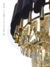 Detalhe do Lustre Pendente Cristal Líbia com acabamento preto, mostrando cristais brilhantes. Lustres Genesis a maior empresa de Lustres e luminarias do Brasil