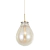Luminária de Teto Pendente Moderno Caju/Amora Vidro Transparente Para Pé Direito Duplo e Sala de Jantar - ZR20-S-CL - comprar online