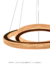 Lustre Pendente Moderno Aliança com 2 anéis em dourado, ideal para quartos, sala de jantar, lavabo e sala de estar. DCD015078  Lustres Gênesis - o melhore site da Internet para comprar Lustre