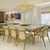 Lustre pendente de cristal moderno estilo galho em sala de jantar sofisticada. Lustres Gênesis loja online de Lustres e Iluminação Decorativa