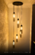 Lustre Pendente Dunáh Moderno 6 Tubos Âmbar Para Escadas e Casas Pé Direito Duplo e Alto. - Lustres Gênesis • O seu Novo Brilho!