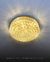 Lustre de Cristal Ø60 Harion Transparente iluminado, ideal para sala de jantar, sala de estar, hall de entrada e quartos. Lustres Gêneiss loja online de Lustres e Iluminação Decorativa