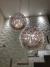 Lustre Pendente de Cristal Ninho Cúpula Ø60 Para Quarto, Sala de Jantar, Sala de Estar