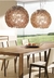 Lustre pendente de cristal Ninho cúpula Ø40 em sala de jantar elegante Lustres Gênesis loja online de Lustres e Iluminação Decorativa